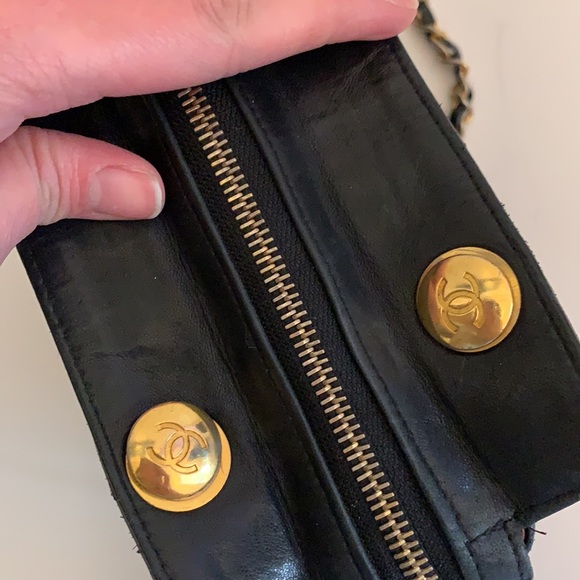 SOLD Chanel vintage shopping tote flap bag - Picture 8 of 12